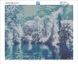 Картина з страз. Зимове озеро, Без підрамника, 50 х 40 см