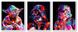 Картина за номерами. Триптих Зоряні війни Йода Дарт Вейдер Штурмовик, Подарункова коробка, Триптих 50 х 120 см
