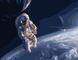 Картина за номерами Космонавт у галактиці, Без коробки, 40 х 50 см
