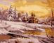 Набір для малювання по цифрам. Зимовий світанок ©Олександр Закусілов (без коробки)