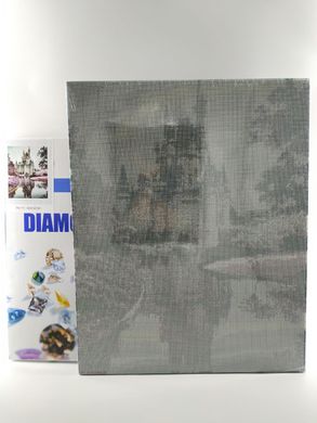 Купити Алмазна мозаїка на підрамнику. Дотик півонії 40 х 50 см  в Україні