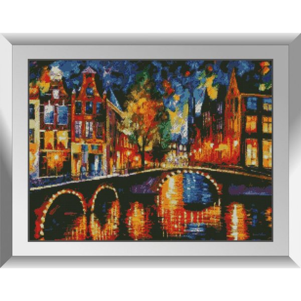 Купить Алмазная мозаика. Мосты Амстердама 46x52 см  в Украине