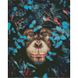 Алмазная мозаика на подрамнике. Шимпанзе с бабочками (40 х 50 см, набор для творчества, картина стразами), С подрамником, 40 х 50 см