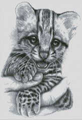 Купить Набор алмазной вышивки камнями. Бенгальский котенок  в Украине