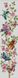 Алмазная мозаика. Бабочки с розовыми цветами 20x84 см, Без подрамника, 20 x 84 см