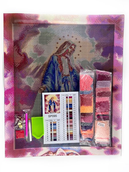 Купить Набор алмазной мозаики Непорочное зачатие Девы Марии 40х50 SP095  в Украине