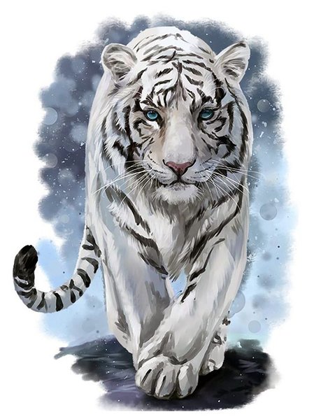 Купить Алмазная мозаика. Тигр – Мощь и красота  в Украине