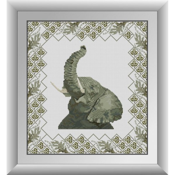 Купить Набор алмазной мозаики Сафари. Слон  в Украине
