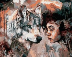 Купить Картина по номерам. Душа волка  в Украине