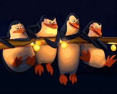 Купить Картина по номерам. Пингвины Мадагаскар  в Украине