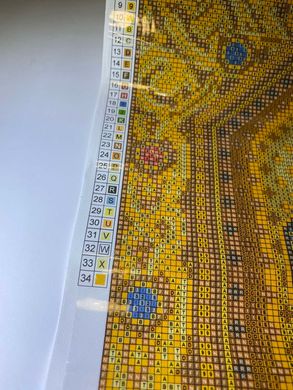 Купить Алмазная мозаика. Бабочки с красными цветами 20x84 см  в Украине