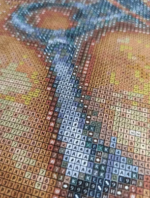 Купити Алмазна мозаїка. Яскраві ара (40 х 50 см, набір для творчості, картина стразами)  в Україні