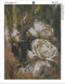 Алмазна мозаїка. Ранкові троянди 60 х 45 см, Без підрамника, 60 х 45 см