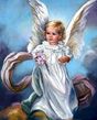 Купить Алмазная мозаика на подрамнике. Небесный ангел  в Украине