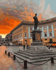 Купити Набір для малювання по цифрам. Пам'ятник Дюку де Рішельє 40 х 50 см (без коробки)  в Україні