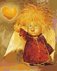 Купити Картина за номерами без коробки. Сонячний ангел кохання  в Україні