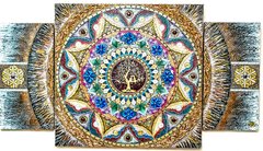 Купити Алмазна мозаїка. Триптих Мандала - Дерево Любові в колі Життя  в Україні