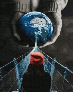 Купить Картина по номерам без коробки. Всё, что можно вообразить &mdash; реально. Джастин Петерс 40 х 50 см  в Украине