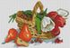 Алмазная мозаика Корзина с цветами и фруктами, Без подрамника, 22 х 34 см