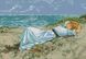 Алмазна мозаїка Відпочинок на березі, Без підрамника, 47 х 67 см