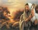 Алмазна мозаїка на підрамнику Ісус добрий пастир 40х50см SP015