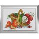 Алмазная мозаика Корзина с цветами и фруктами, Без подрамника, 22 х 34 см