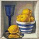 Картина з мозаїки. Лимони, Без підрамника, 25 х 25 см