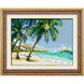 Мозаика квадратными камушками Тропический пляж, Без подрамника, 45 х 60 см