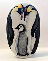 Купить Алмазная мозаика. Семья пингвинов  в Украине