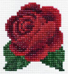 Купити Набір алмазної вишивки Червона трояндочка  в Україні