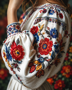 Купити Набір для алмазної мозаїки 40х50 см. Краса вишиванки (30 кольорів)  в Україні