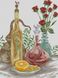 Алмазная мозаика Натюрморт с розами, Без подрамника, 44 х 59 см