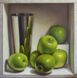 Картина з мозаїки. Зелені яблука, Без підрамника, 25 х 25 см