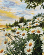 Купити Алмазна мозаїка. Ромашки 40 x 50 см  в Україні