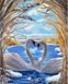 Картина за номерами Любов лебедів, Без коробки, 40 х 50 см