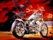 Набір алмазної мозаїки. Мотоцикл Харлей-Девідсон (30х40см, квадратні камінчики, повна викладка полотна) викладка алмазами за номерами