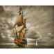 Алмазна мозаїка. Могутній корабель (40 х 50 см, набір для творчості, картина стразами), З підрамником, 40 х 50 см