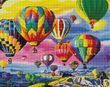 Купить Алмазная вышивка 40x50 см. Воздушные шары Каппадокия  в Украине