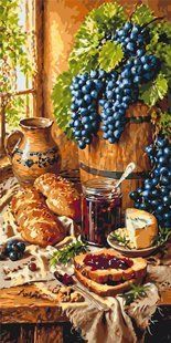 Купить Картина по номерам без коробки. Виноградная симфония  в Украине