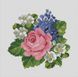 Набір для алмазного живопису Букетик з польовими квітами, Без підрамника, 22 х 22 см