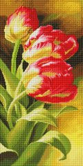 Купить Алмазная мозаика 30x60 см. Букет тюльпанов  в Украине