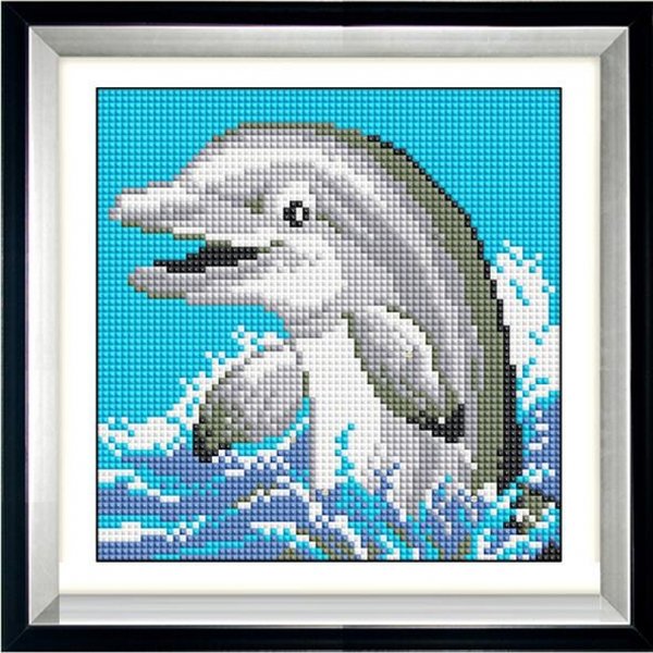Купить Алмазная мозаика Дельфинчик  в Украине