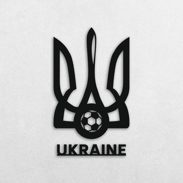 Деревянное Панно Ukraine Football