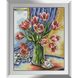 Алмазная мозаика Тюльпаны на окне, Без подрамника, 40 х 50 см