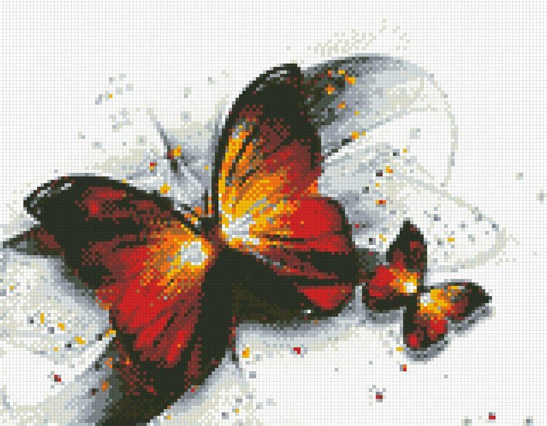 Купить Алмазная мозаика 30х40 Бабочки АМС-112  в Украине