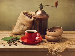 Купити Картина з мозаїки. Мелена кава  в Україні