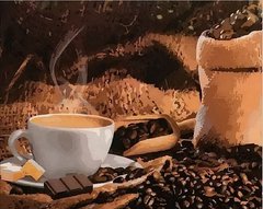 Купити Картина за номерами. Кава з шоколадом  в Україні