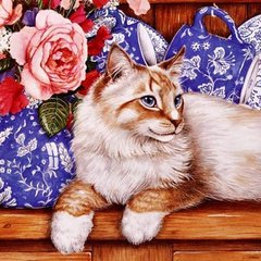 Купити Алмазна мозаїка. Улюблена кішечка  в Україні