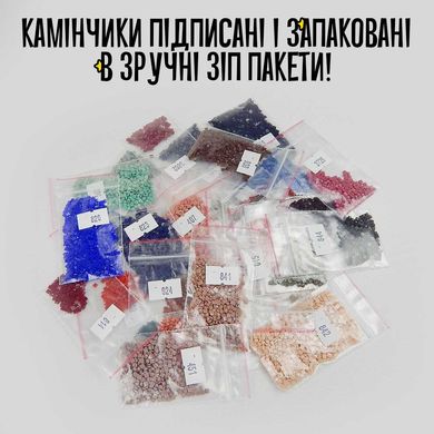Купить Выкладка камнями по номерам. Ромашки 100х40 см  в Украине