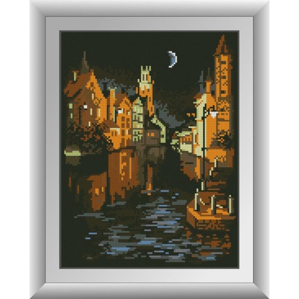 Купить Алмазная живопись Венеция ночью  в Украине